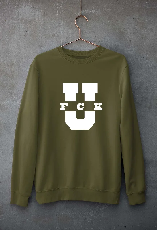 Fuck You Unisex Sweatshirt for Men/Women Hoodie Crop Top Short Trendy