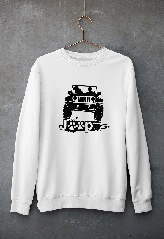 Jeep Unisex Sweatshirt for Men/Women Hoodie with Full-Zip Functional Layering