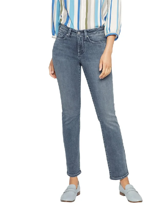 NYDJ Sheri Slim Jean Fashionable Raw Hemmed Jeans