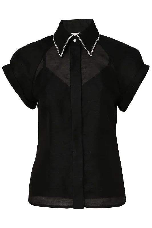 Eden Blouse - Black Everyday Stylish Blouse