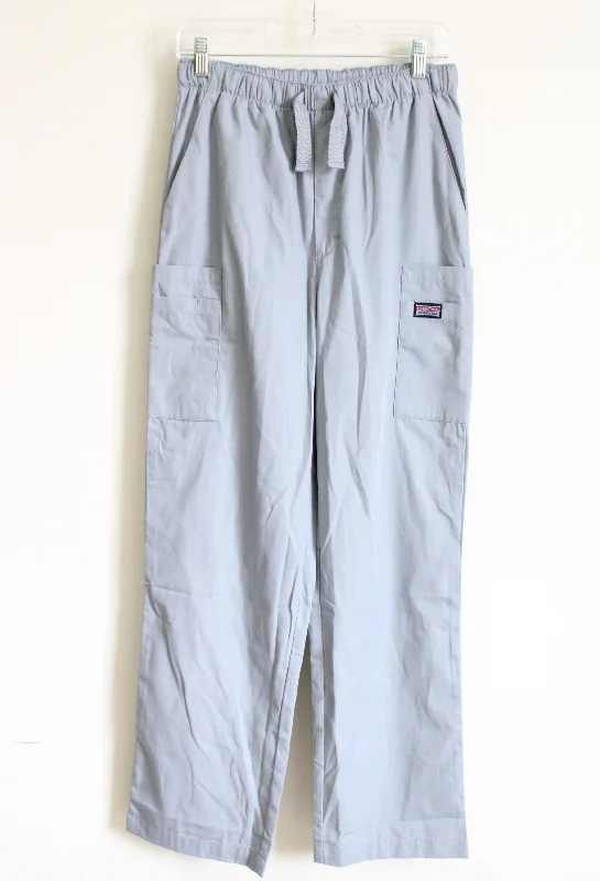 Cherokee Workwear Light Gray Scrub Pants | S Trendy Printed Pants