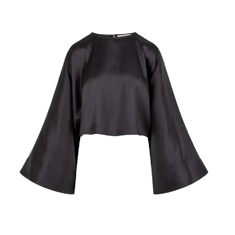 Eloisa Wide-Sleeve Blouse Relaxed Fit Blouse
