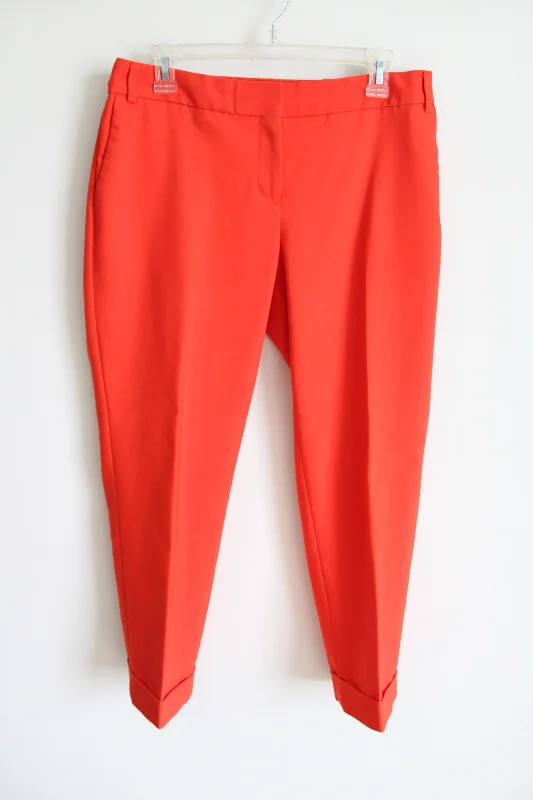 Express Editor Red Chino Pant | 10 Formal Wide-Leg Pants