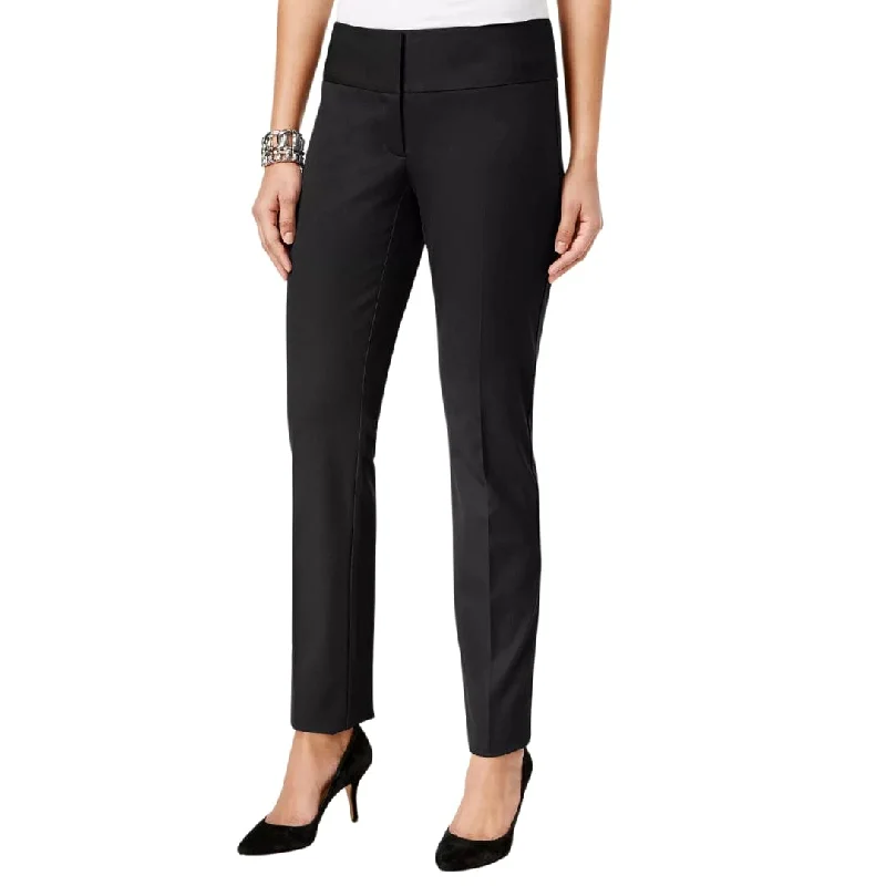 ALFANI - Tommy Control Slim Pants Fashionable Button-Up Pants