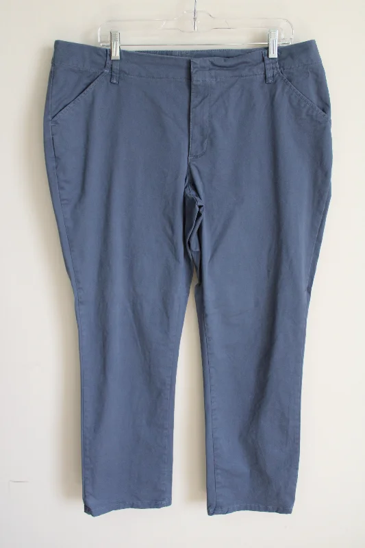 Lee Essential Chino Blue Pant | 16S Fashionable Button-Up Pants