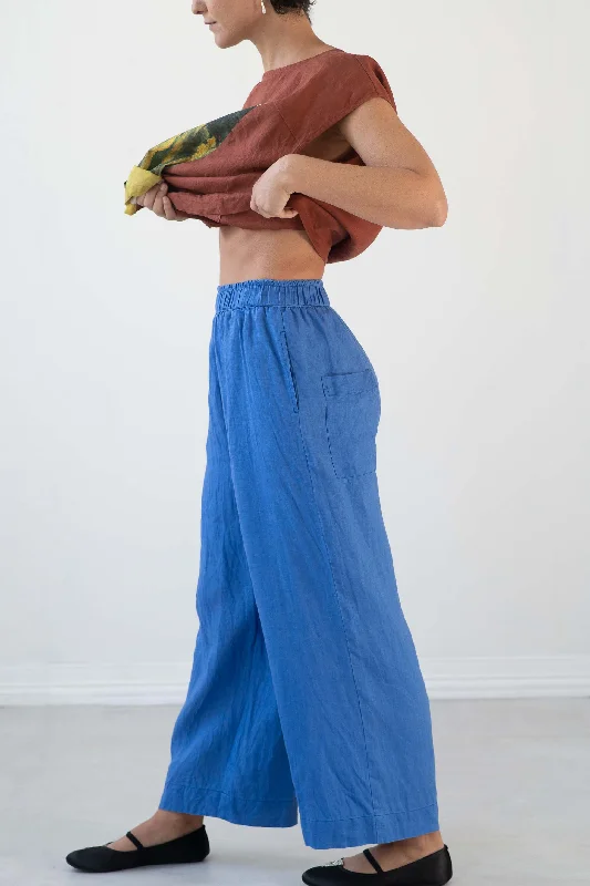 Tessa linen pant Lapis Casual Lounge Pants