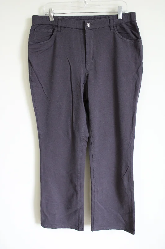 Denim & Co. Gray Stretch Pant | 16 Trendy Printed Pants