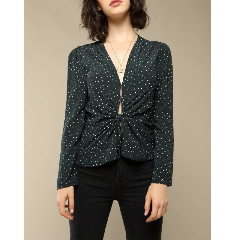 Rouje - Blouse Yasmine - Pois Vert Everyday Stylish Blouse
