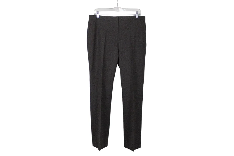 Elie Tahari Dark Brown Pants | 12 Warm Wool Trousers