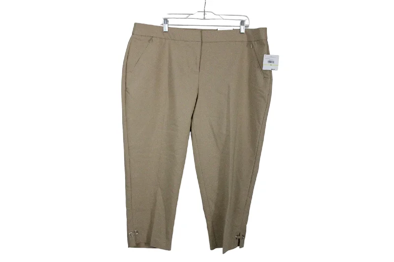 NEW Rafaella Curvy Cropped Pants | 18W Stylish Casual Pants
