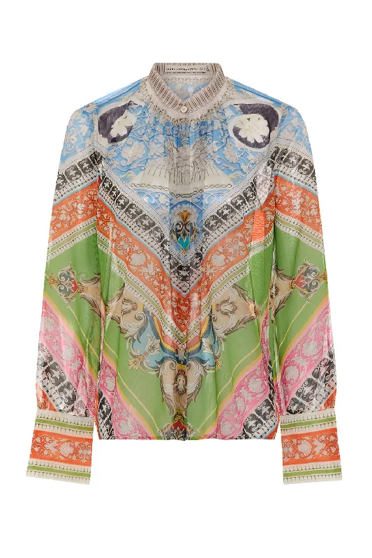 Lana Blouse Embroidered Floral Blouse
