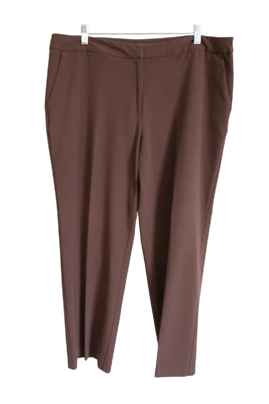 J.H. Collectibles Brown Karyn Pant | 16 Formal Stretch Pants
