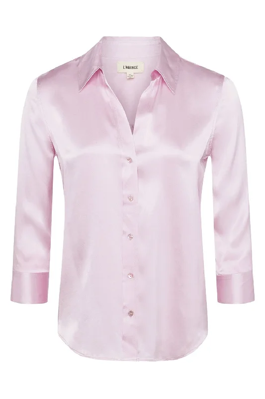 Dani Blouse - Lilac Snow Airy Cotton Blouse