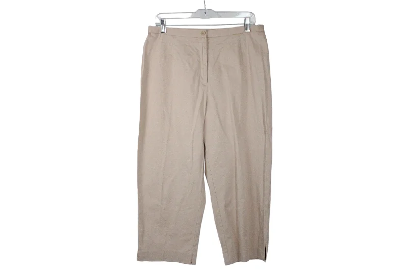 Tan Capri Pants | 14 Relaxed Linen Pants