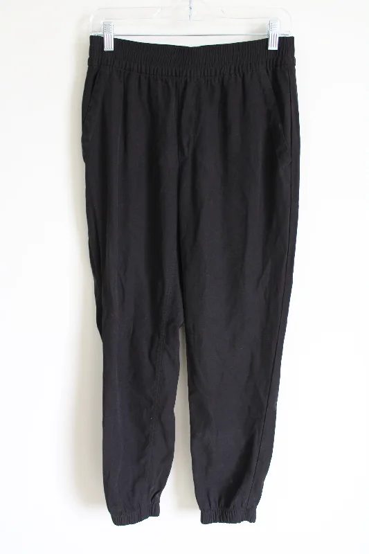 Old Navy Black Sueded Jogger Pant | S Comfortable Wide-Leg Pants