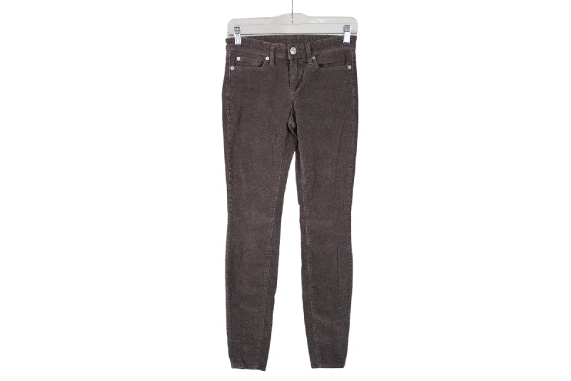 Gap Premium Super Skinny Brown Corduroy Pants | 0 Elegant Silk Pants
