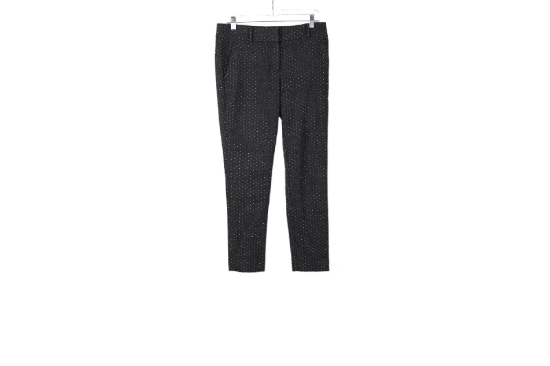 LOFT Marisa Skinny Gray Embroidered Pants | 4 Trendy Wide-Legged Trousers