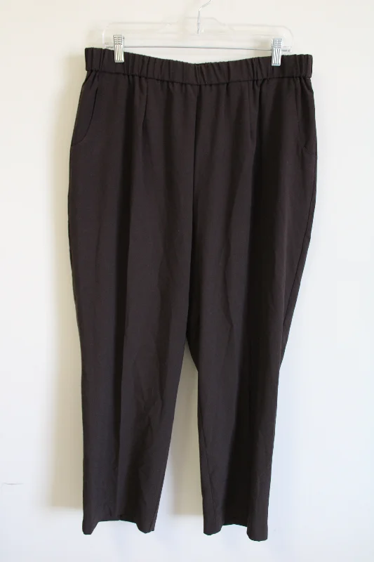 Croft & Barrow Brown Pant | 18WS Elegant Dress Pants