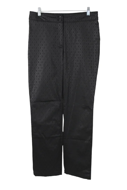 New York & Co. Black Patterned Pant | 10 Cozy Jogger Leggings