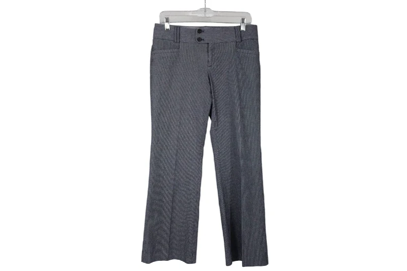 Banana Republic The Sloan Fit Blue Striped Pants | 6 Petite Chic Checkered Pants