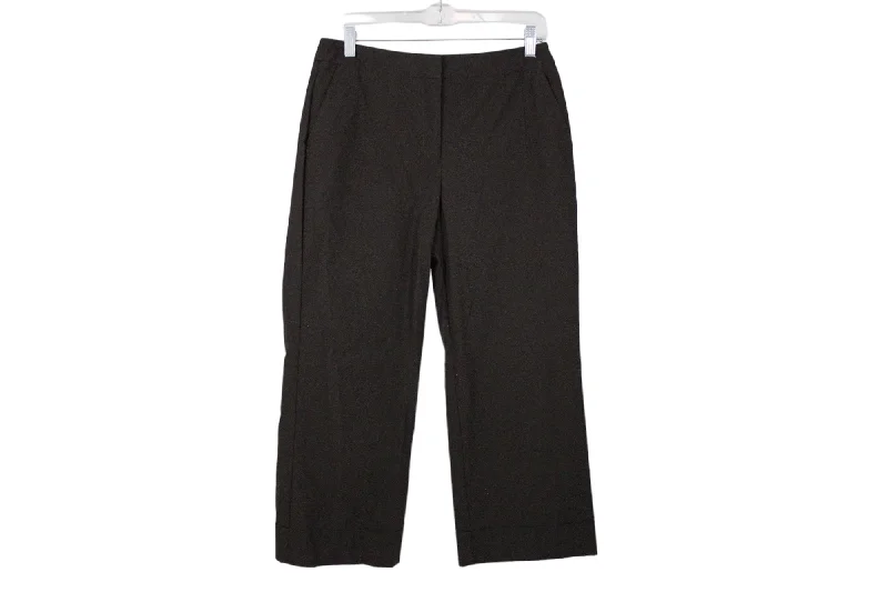 New York & Company Brown Crop Pants | 6 Elegant Wool Trousers