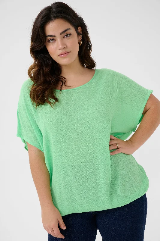 blouse met korte mouwen Subtle Shimmer Blouse