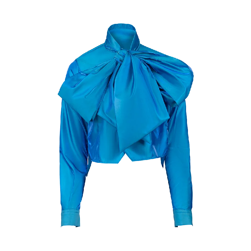 Oversized Bow Blouse Peter Pan Blouse
