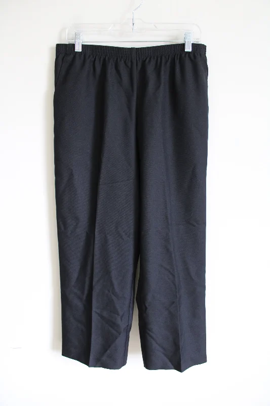 Alfred Dunner Black Pant | 14 Petite Chic Black Leggings