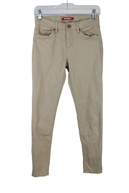 Union Bay Tan Skinny Pants | 5 Comfortable Maternity Pants