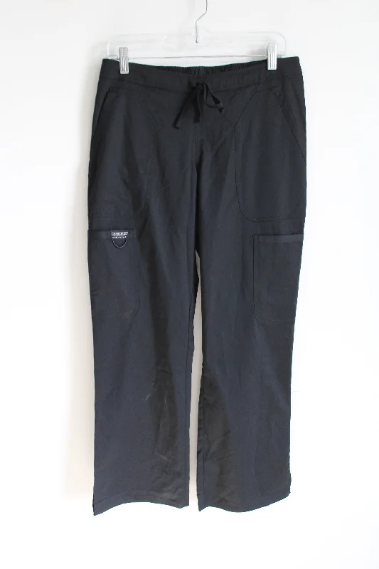 Cherokee Black Scrub Pants | S Petite Soft Cotton Pants