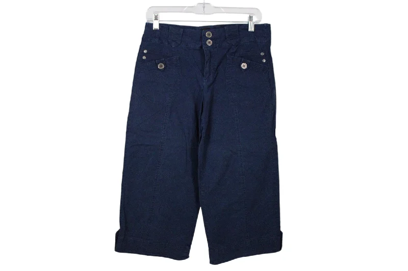 Style & Co. Blue Capri Pants | 6 Trendy Tapered Pants