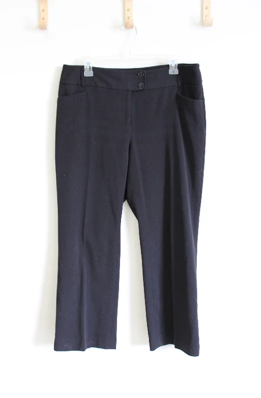 Rafaella Black Dress Pant | 12 Petite Fashionable Track Pants