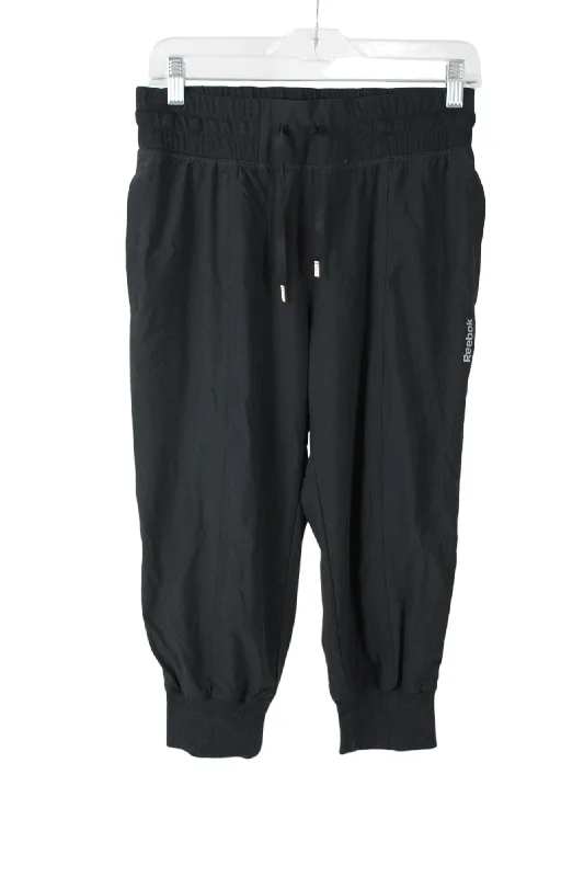 Reebok Black Capri Pant | S Comfortable Jogger Trousers