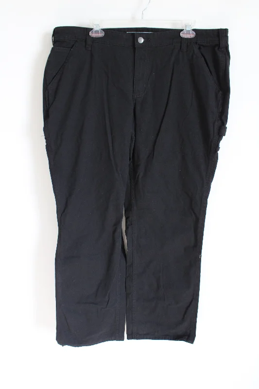Carhartt Loose Fit Black Pants | 18 Short Stylish Casual Pants