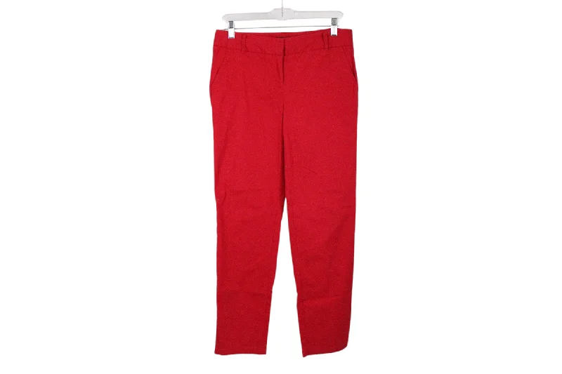 Victor Alfaro Red Pants | 4 High-Waist Jogger Pants