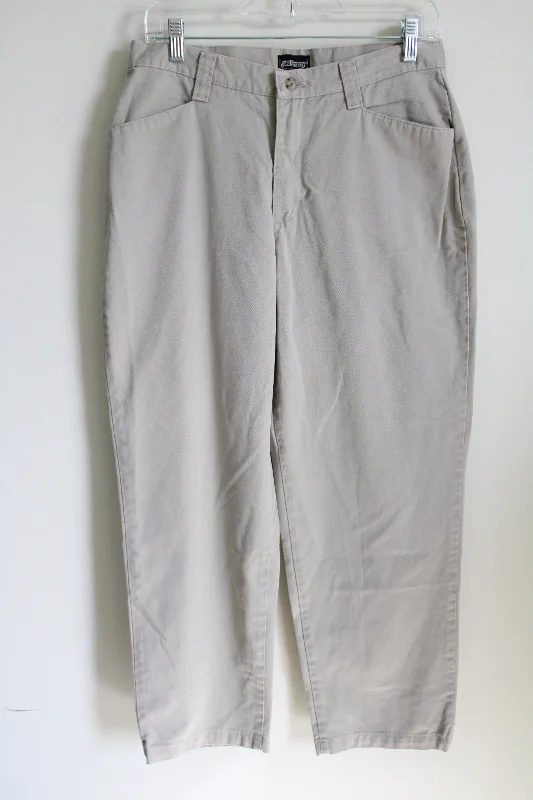 Lee Petite Khaki Pants | 12 Soft Wool Pants