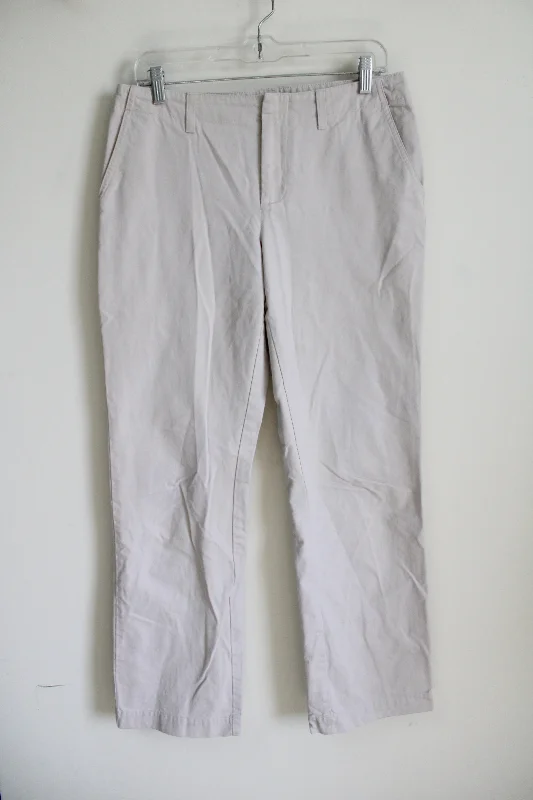 Old Navy Beige Khaki Chino Pants | 8 Warm Wool Trousers