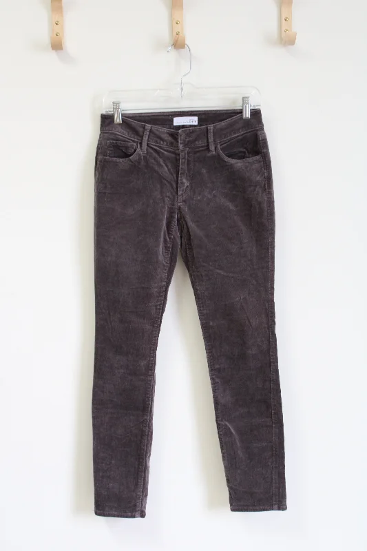 LOFT Brown Corduroy Curvy Skinny Pant | 2 Soft Sweatpants Style