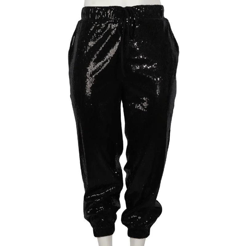 NINA PARKER - Sequin Pants Fashionable Sporty Pants