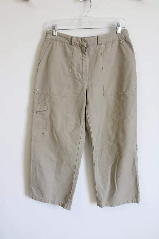 Ralph Lauren Tan Capri Pant | 8 Relaxed Linen Pants