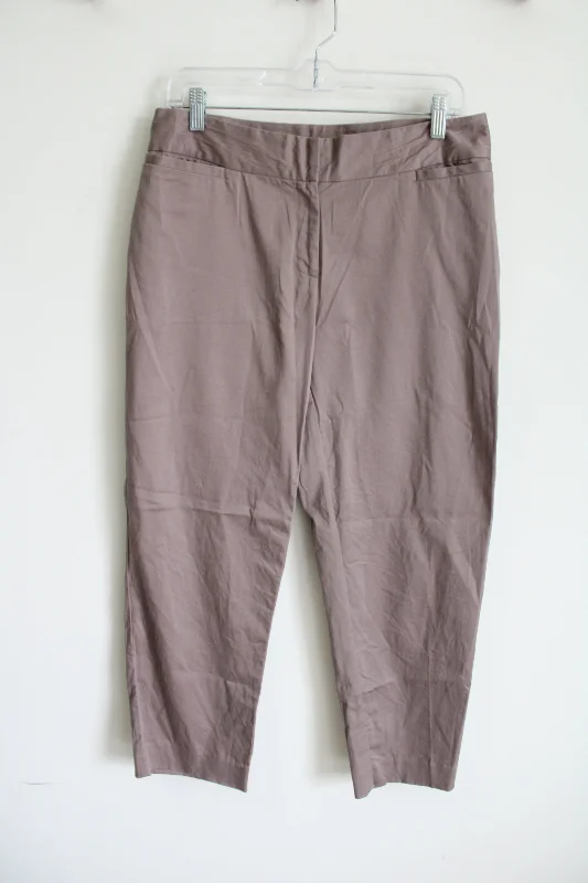 Ruby Road Brown Chino Pant | 10 Petite Modern Bootcut Pants