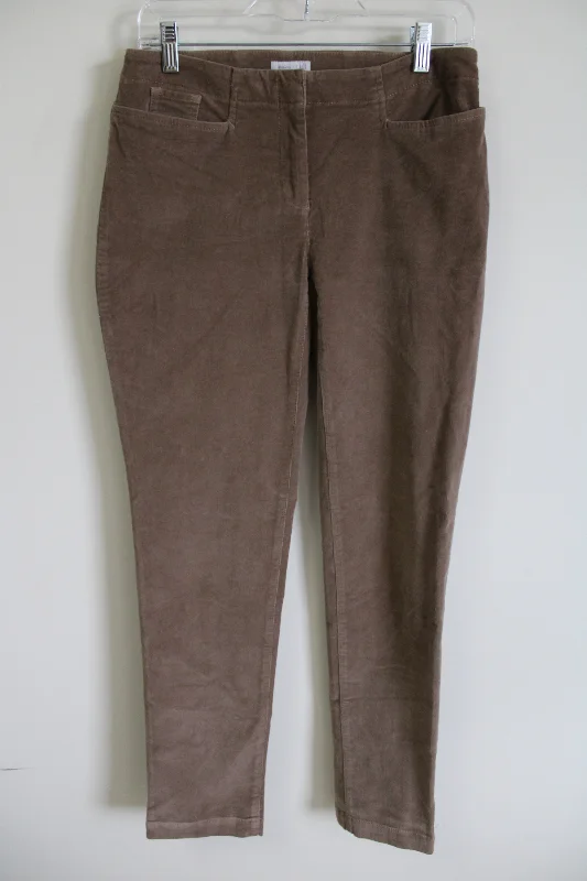 J.Jill Brown Corduroy Pant | 2 Classic Straight-Leg Pants
