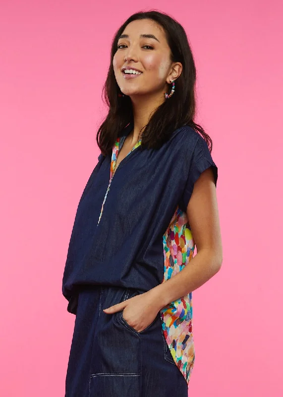 Zaket & Plover Confetti Blouse, Style #ZP6462U Elegant Office Blouse