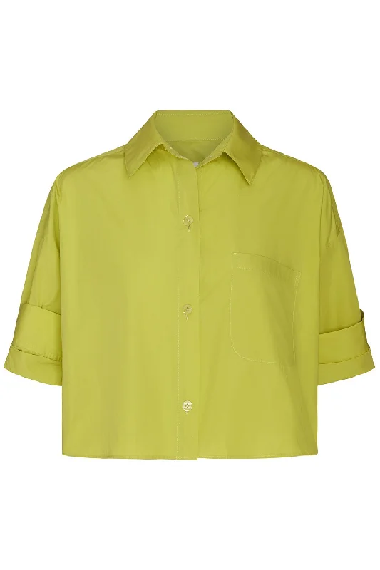 Next Ex Blouse - Apple Green Subtle Shimmer Blouse