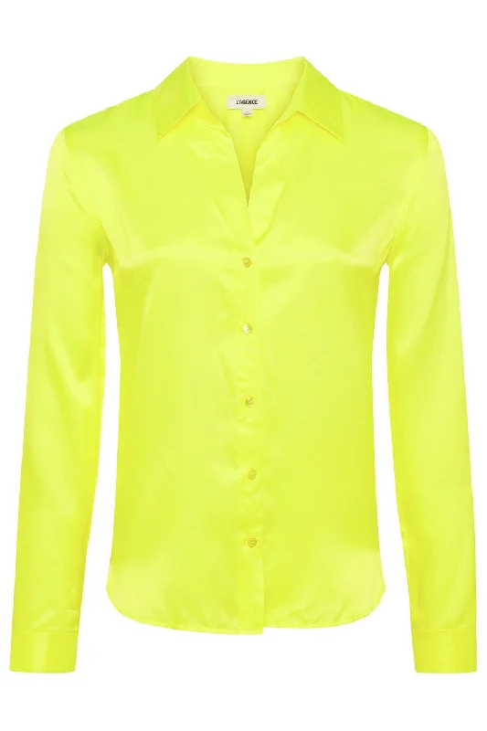 Tyler Blouse - Neon Citrus Playful Puff Blouse
