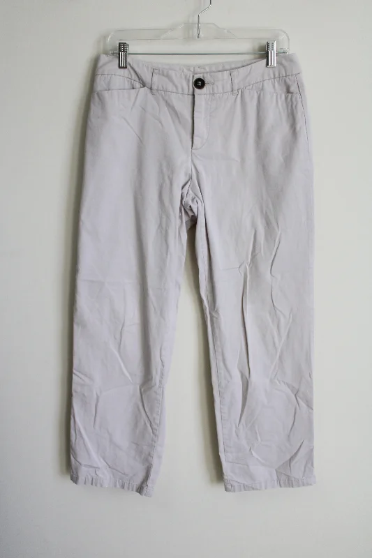 Kim Rogers Beige Khaki Pants | 8 Petite Cozy Lounge Pants