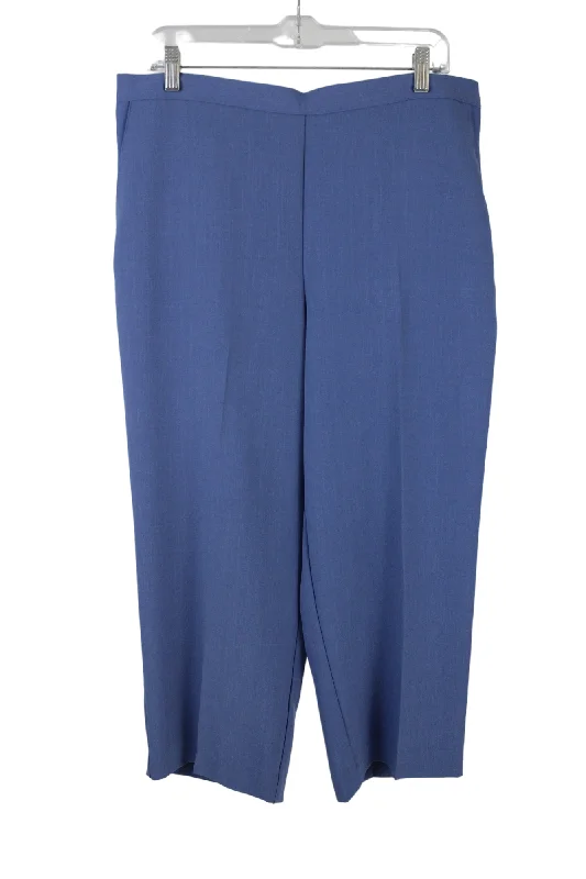 Alfred Dunner Blue Pants | 16 Petite Fashionable Track Pants
