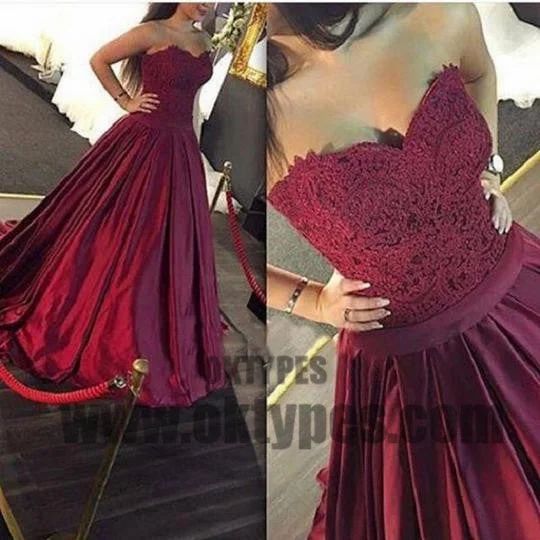 Claret Long Mermaid Prom Dresses, Appliques Prom Dresses, Sweetheart Prom Dresses, Zipper Prom Dresses, TYP0264 Claret Long Mermaid Prom Dresses, Appliques Prom Dresses, Sweetheart Prom Dresses, Zipper Prom Dresses, TYP0264