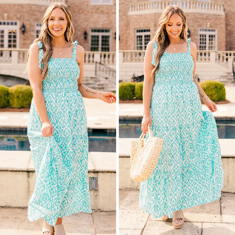 I Can't Wait Dress, Aqua