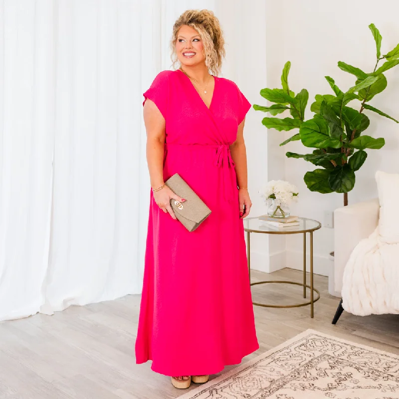 More Good Days Dress, Hot Pink